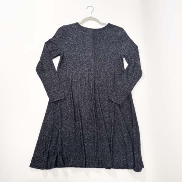 EUC Old Navy Dark Charcoal Knit Long Sleeve Dress – Size Small – Retail $50 🖤✨ - Picture 12 of 13